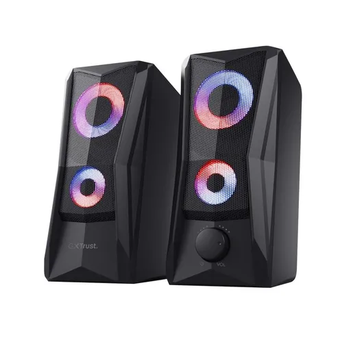 TRUST reproduktory GXT 606 Javv RGB-Illuminated 2.0 Speaker Set, čierna