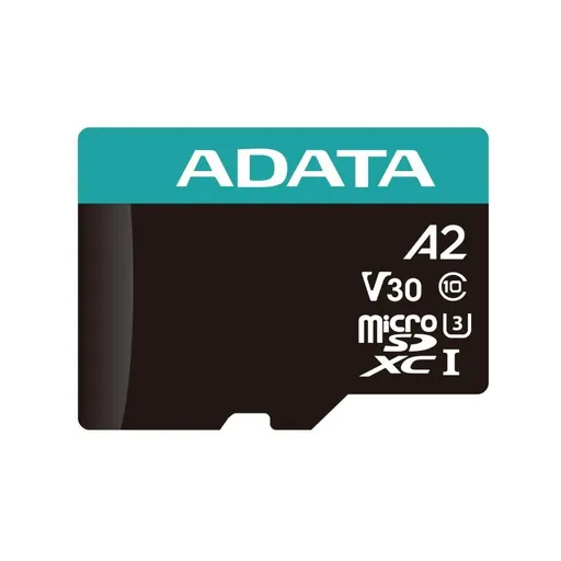 ADATA MicroSDXC karta 512GB Premier Pro UHS-I V30S (R: 100/W: 80 MB/s) + SD adaptér