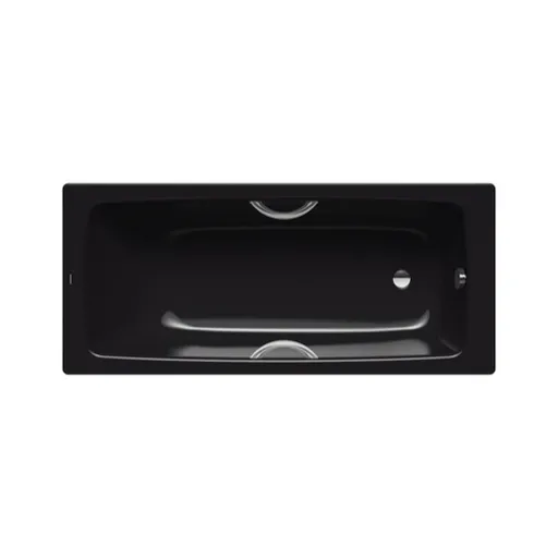 Kaldewei Cayono Star obdĺžniková vaňa 170x70 cm smaltovaná oceľ ľavá aj pravá black 275530003701
