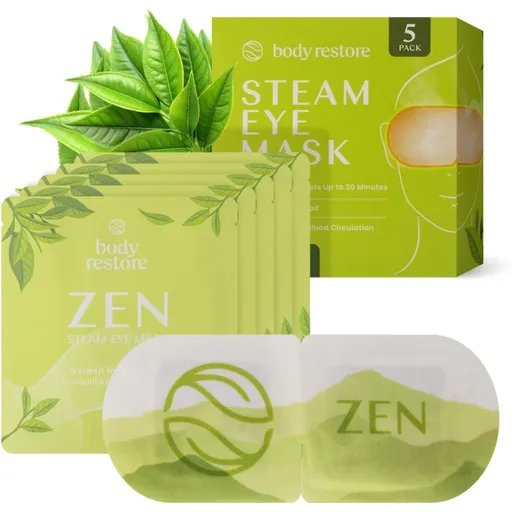 Body Restore Steam Eye Mask Green Tea maska na očné okolie 5 ks