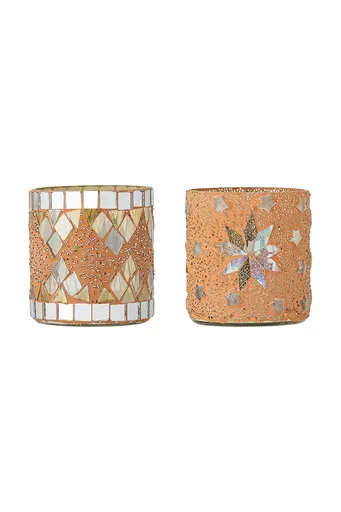 Dekoračný svietnik Bloomingville 7,5 x 7,5 cm 2-pak