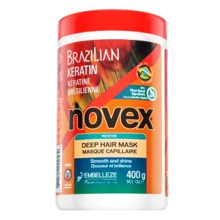 Novex Brazilian Keratin Deep Hair Mask maska pre suché a poškodené vlasy 400 g