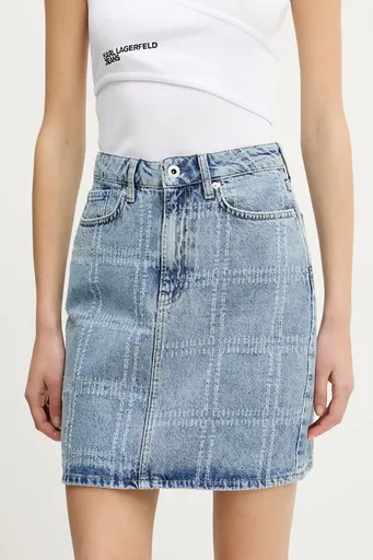 Rifľová sukňa Karl Lagerfeld Jeans