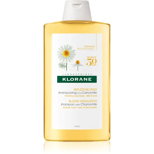 Klorane Chamomile šampón pre blond vlasy 400 ml