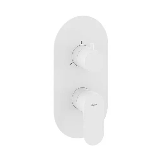 Ravak Eleganta sprchová a vaňová batéria bez podomietkového telesa biela matná X070260