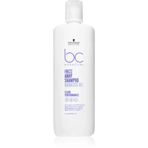 Schwarzkopf Professional BC Bonacure Frizz Away Shampoo šampón pre nepoddajné a krepovité vlasy 1000 ml