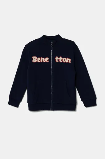 Detská bavlnená mikina United Colors of Benetton