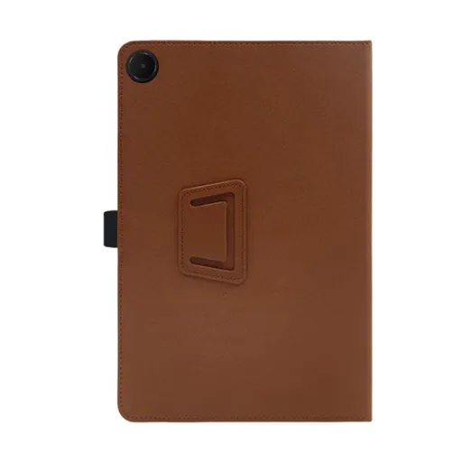 LEATHER Zaklápacie puzdro pre TCL Tab 10L Gen 2 hnedé