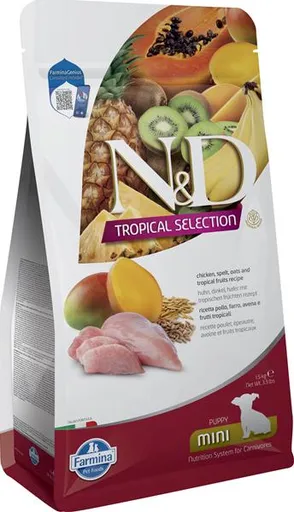 N&D dog Tropical Selection AG puppy mini chicken 1,5 kg