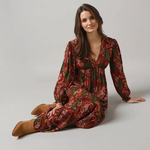 Dlhé šaty s potlačou