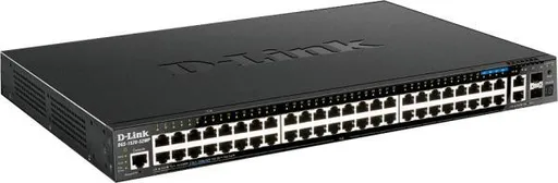 D-Link DGS-1520-52MP 44 portov GE PoE + 4 portov 2.5 GE PoE + 2 10 GE portov + 2 SFP+ Smart Mang. Sw.