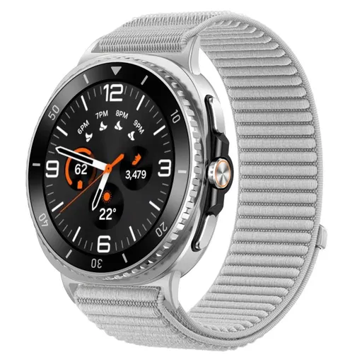 NYLON Vymeniteľný remienok pre Samsung Galaxy Watch8 / Watch8 Classic šedý