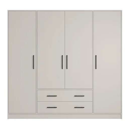 Meblar  Šatníková skriňa SMART SR1 bez zrkadla | cashmere