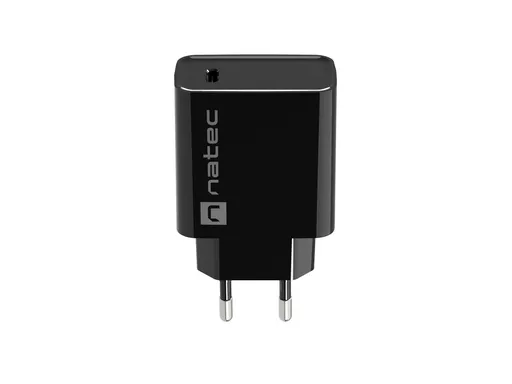 Univerzálna nabíjačka Natec RIBERA 20W 1X USB-C, čierna