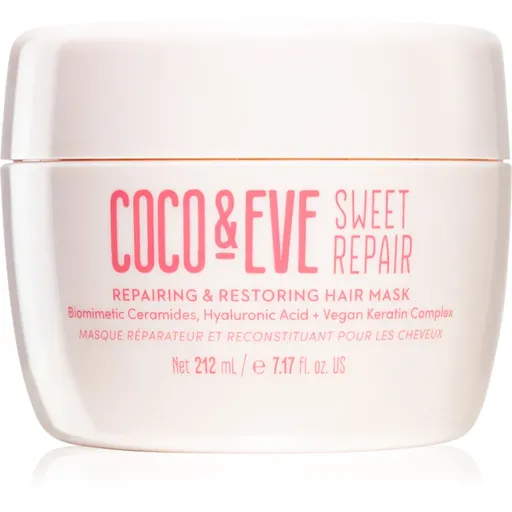 Coco & Eve Sweet Repair Repairing & Restoring Hair Mask intenzívna maska pre posilnenie a lesk vlasov 212 ml