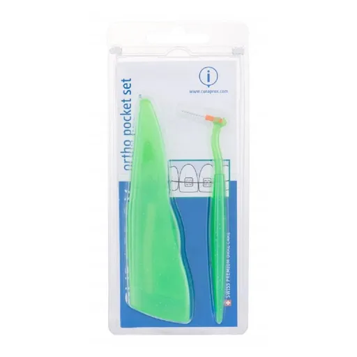 CURAPROX Ortho pocket set medzizubných kefiek 4 ks