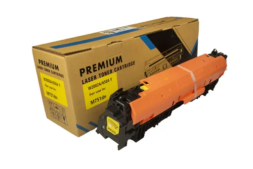 Kompatibilná tonerová náplň W2002A, 658A, 6000 listov pre tlačiarne HP (Orink white box), žltá