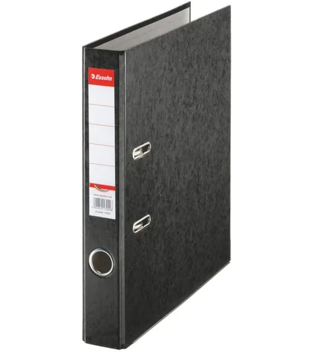 Esselte kart. pák. zakladač Rainbow A4, 50 mm, čierna