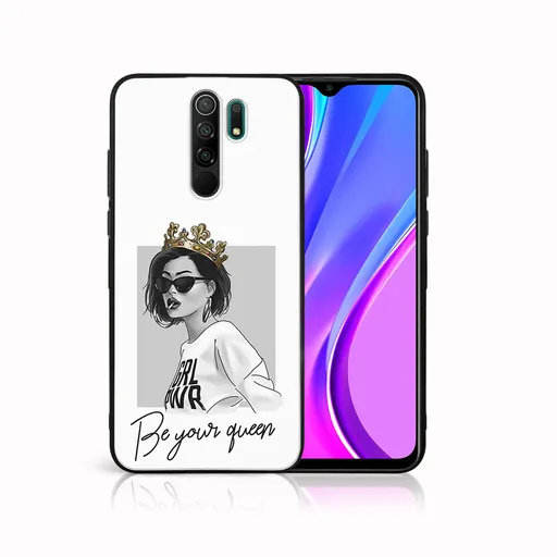 MY ART Silikónový obal Xiaomi Redmi 9 QUEEN (139)