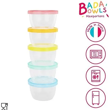 BADABULLE MAXI FUN COLORS 250 ml, 5 ks (3661276164628)