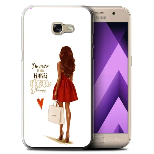 PROTEMIO MY ART kryt Samsung Galaxy A5 2017 (A520) RED DRESS (137)