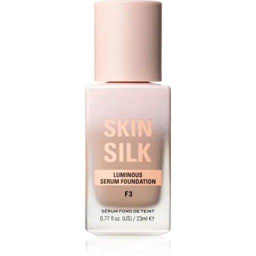 Makeup Revolution Skin Silk Serum Foundation ľahký make-up s rozjasňujúcim účinkom odtieň F3 23 ml