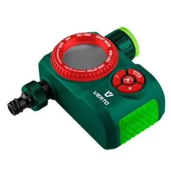 Verto časový vypínač elektronicky 4 funkcie, maximálny čas vypnutia 360 minút, 1/2" aj 3/4", zelený, 15G751