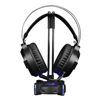 Marvo HZ-04 Podsvietený stojan na sluchátka, čierny