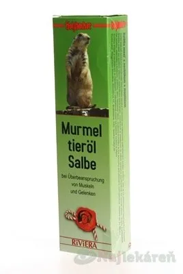 Murmeltierol Svišťia masť nechtík + Mentol 75 ml