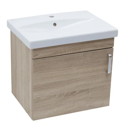 Kúpeľňová skrinka s umývadlom Naturel Vario Dekor 60x51x40 cm dub bardolino mat VARIO260DBDB