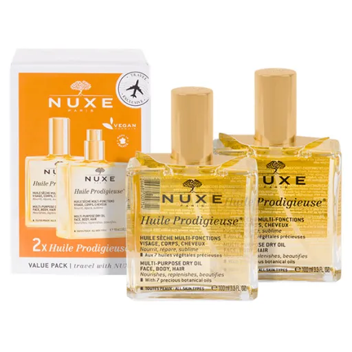 NUXE Multifunkčný suchý olej Huile Prodigieuse 2 x 100 ml Darčeková sada