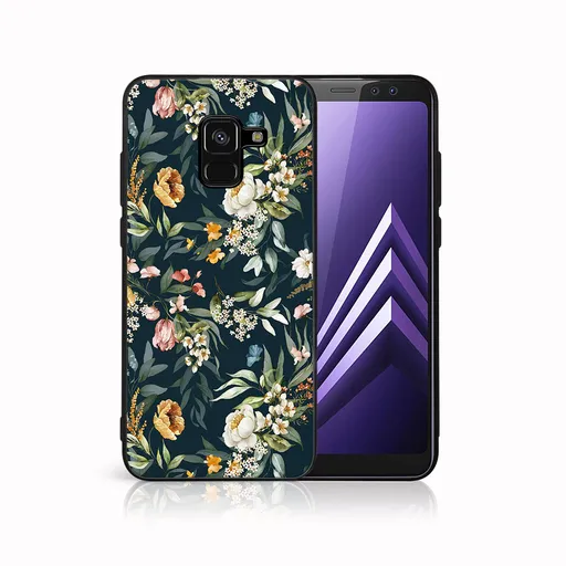 MY ART Ochranný kryt pre Samsung Galaxy A8 2018 (A530) FLORAL (158)