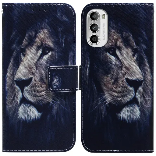ART Peňaženkový kryt pre Motorola Moto G52 LION