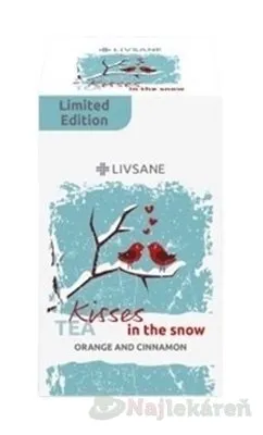LIVSANE TEA Kisses in the snow ovocný čaj so škoricou a pomarančovou kôrou 20x2 g