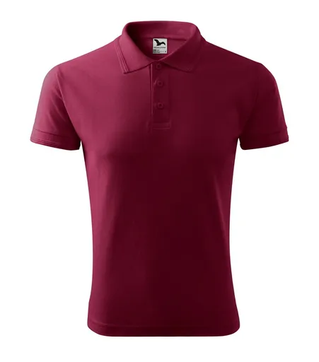 MALFINI Pánska polokošeľa Pique Polo - Garnet | 3XL