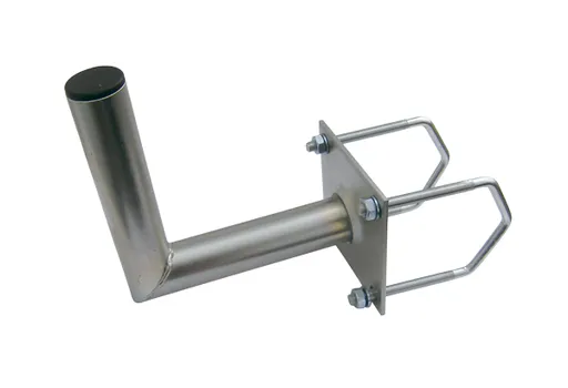 Anténny držiak 35 na balkón na hranaté zábradlia priemer 42mm výška 16cm