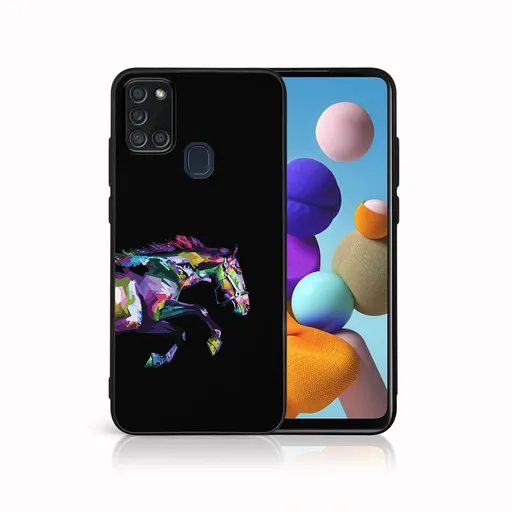 MY ART Ochranný obal pre Samsung Galaxy A21s HORSE (249)