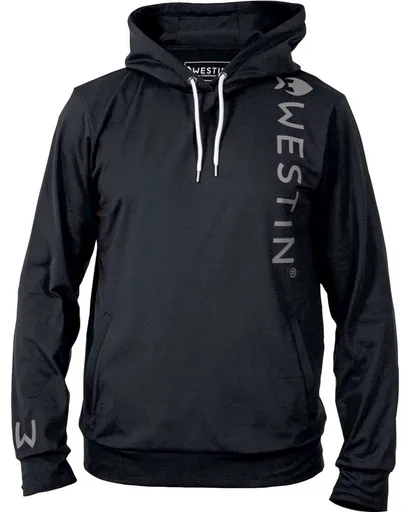 Westin mikina vertical tech hoodie black - xl