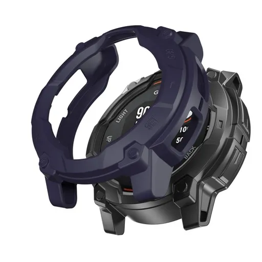 TPU HALF COVER Kryt pre Garmin Instinct 3 Solar 50mm tmavomodrý