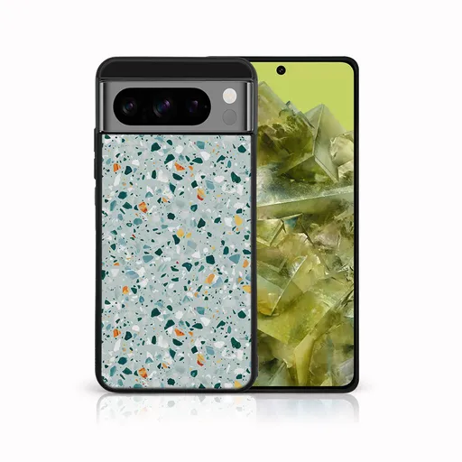 MY ART Ochranný kryt pre Google Pixel 8 Pro BLUE TERRAZZO (164)