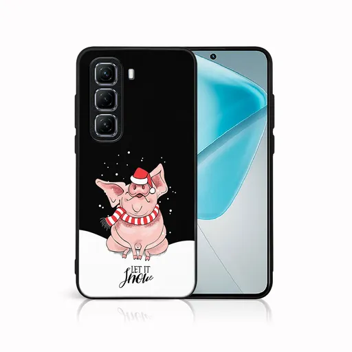 MY ART Kryt s vianočným dizajnom Infinix Hot 50 5G LET IT SNOW (075)