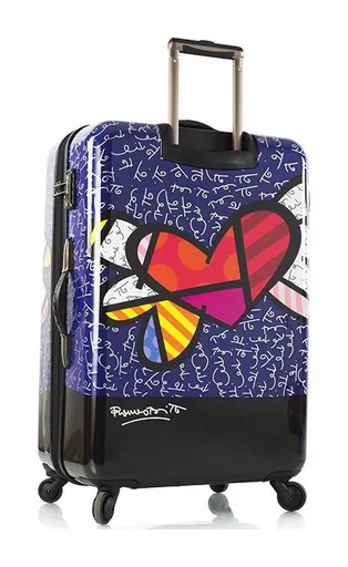 Veľký škrupinový kufor na kolieskach Heys Britto Heart with Wings L