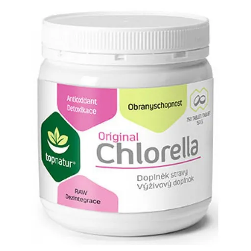 TOPNATUR Chlorella original 750 tabliet