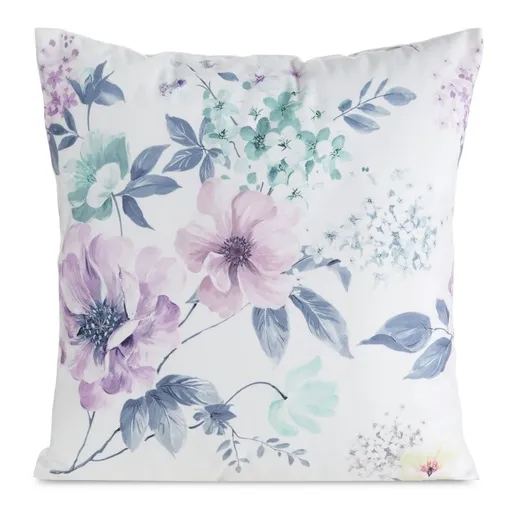 ArtFir Obliečka na vankúš MINK 32 | biela/fialová 45 x 45 cm