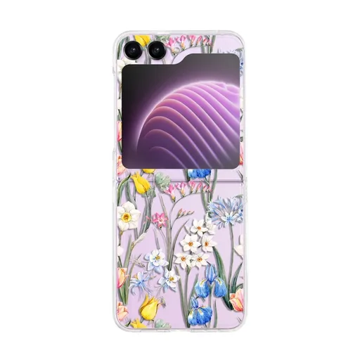 ART Plastový kryt pre Samsung Galaxy Z Flip7 FE 5G / Flip6 5G FLORAL