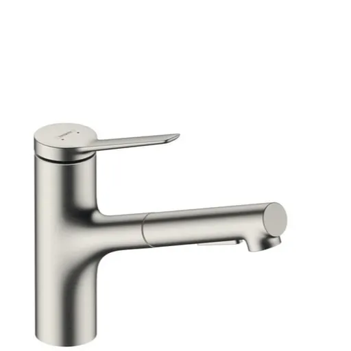 Hansgrohe Zesis drezová batéria s vyťahovacou spŕškou, 2 prúdy nerez 74803800