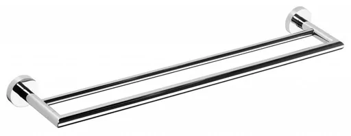 SAPHO - X-ROUND E dvojitý držiak uterákov 800, chróm XR425