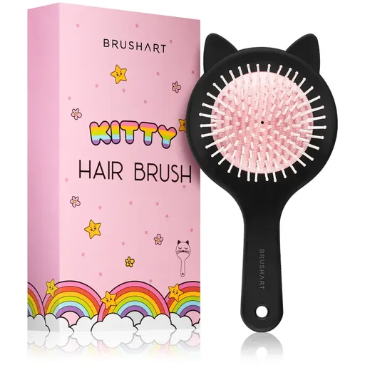 BrushArt KIDS Kitty hair brush kefa na vlasy Kitty