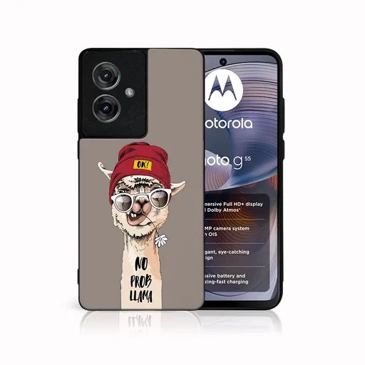 MY ART Ochranný kryt pre Motorola Moto G55 5G PROBLLAMA (187)
