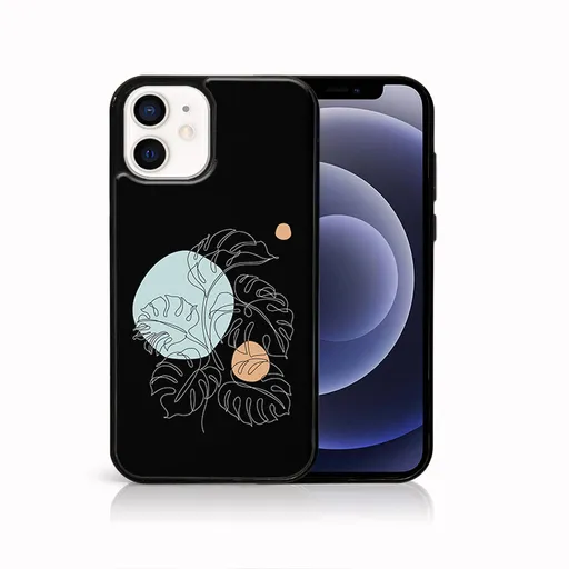 MY ART Ochranný obal pre Apple iPhone 12 mini MONSTERA (194)